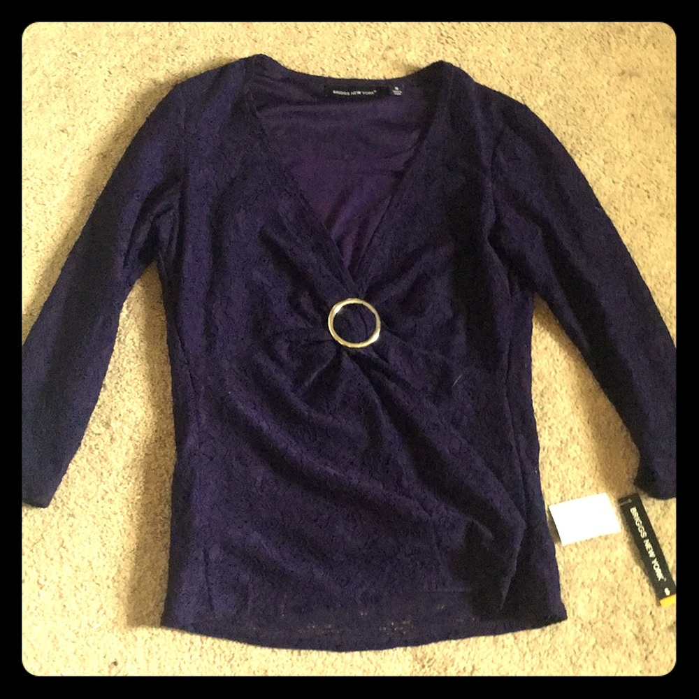 Deep purple, size small, NWT, never worn.